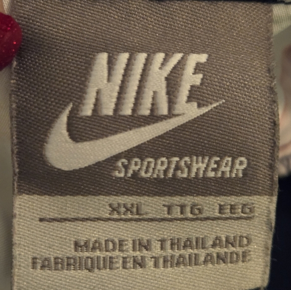 VTG Men's Nike Silver Tag Windbreaker Jacket Packable Swoosh Sz XXL EUC - Picture 8 of 12